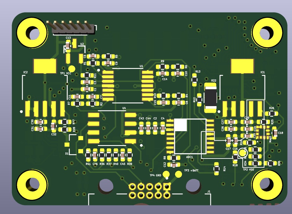 Board front view.